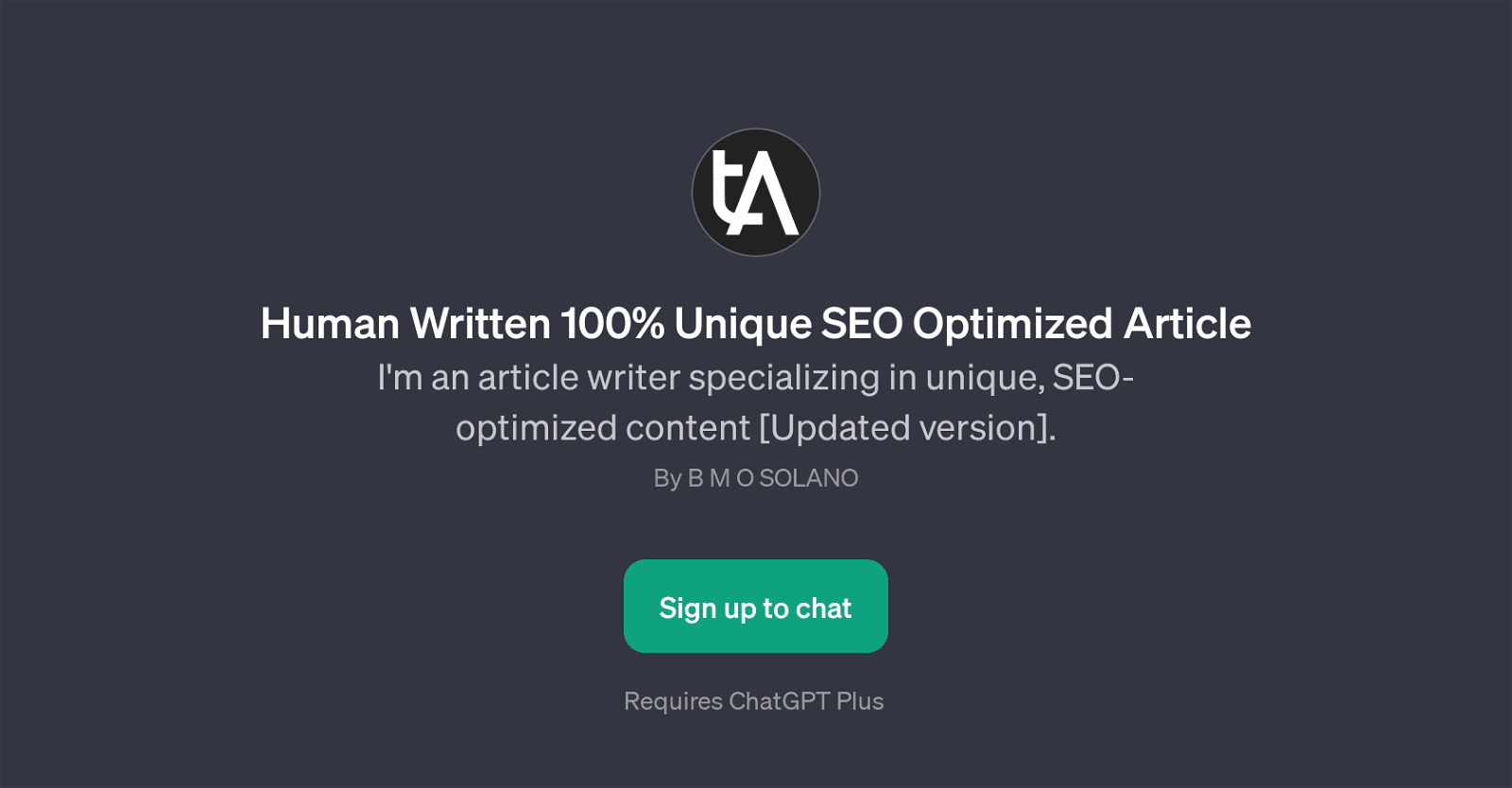 Human Written 100% Unique SEO Optimized Article