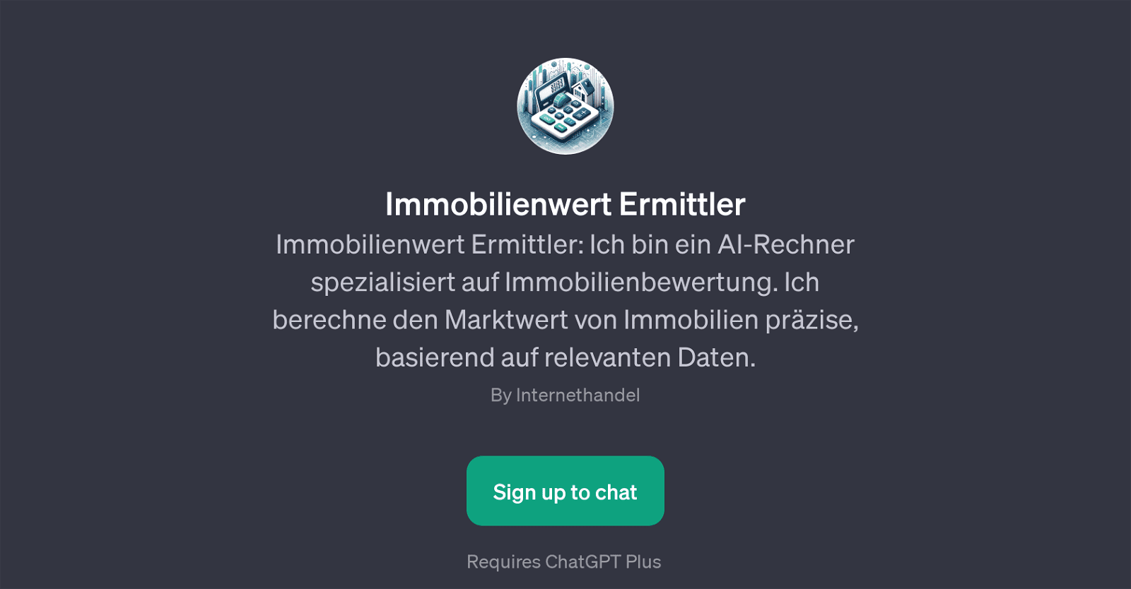 Immobilienwert Ermittler- AI Calculator