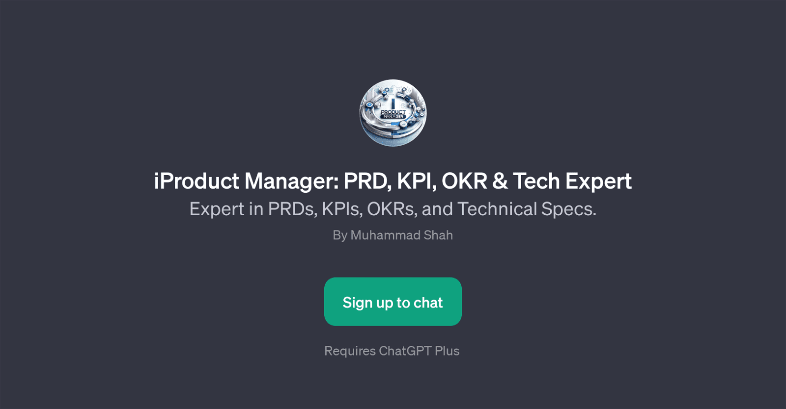 iProduct Manager: PRD, KPI, OKR & Tech Expert