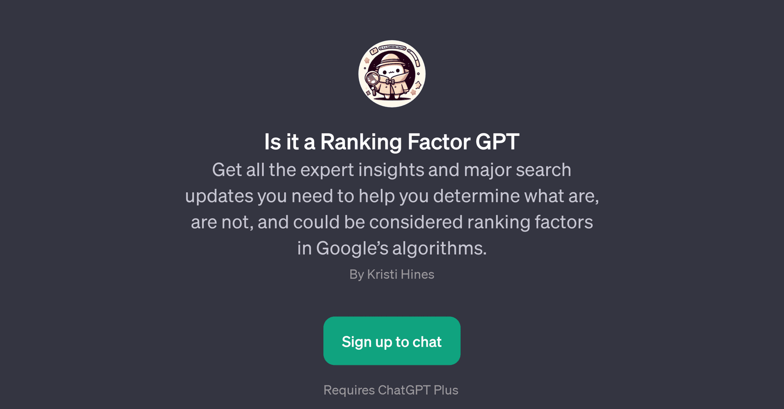 Is it a Ranking Factor GPT