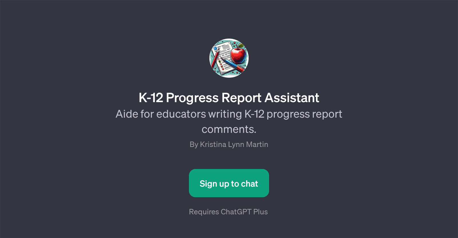 K-12 Progress Report Assistant