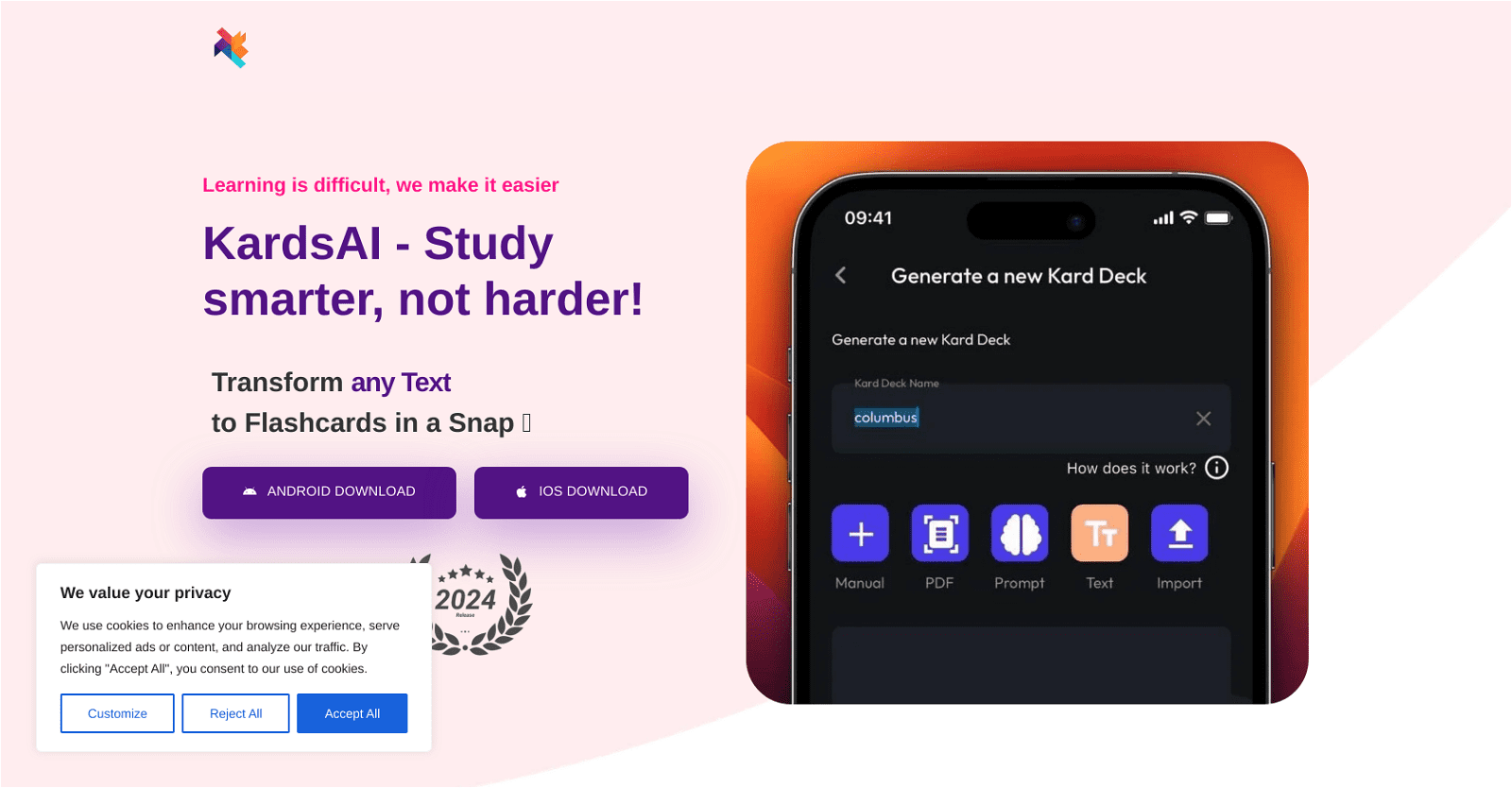 KardsAI - AI Flashcard Maker