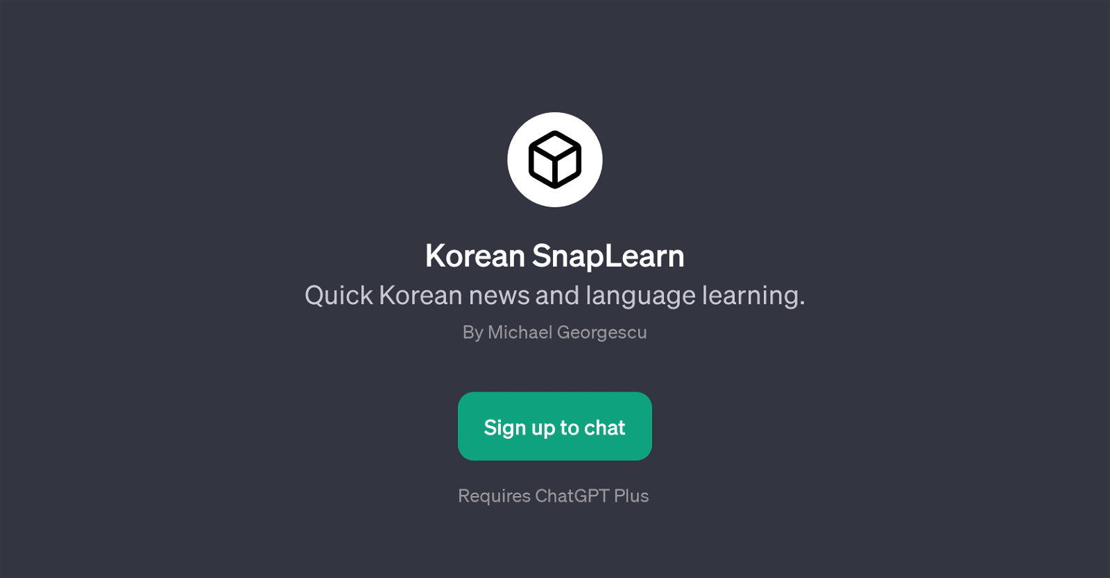 Korean SnapLearn