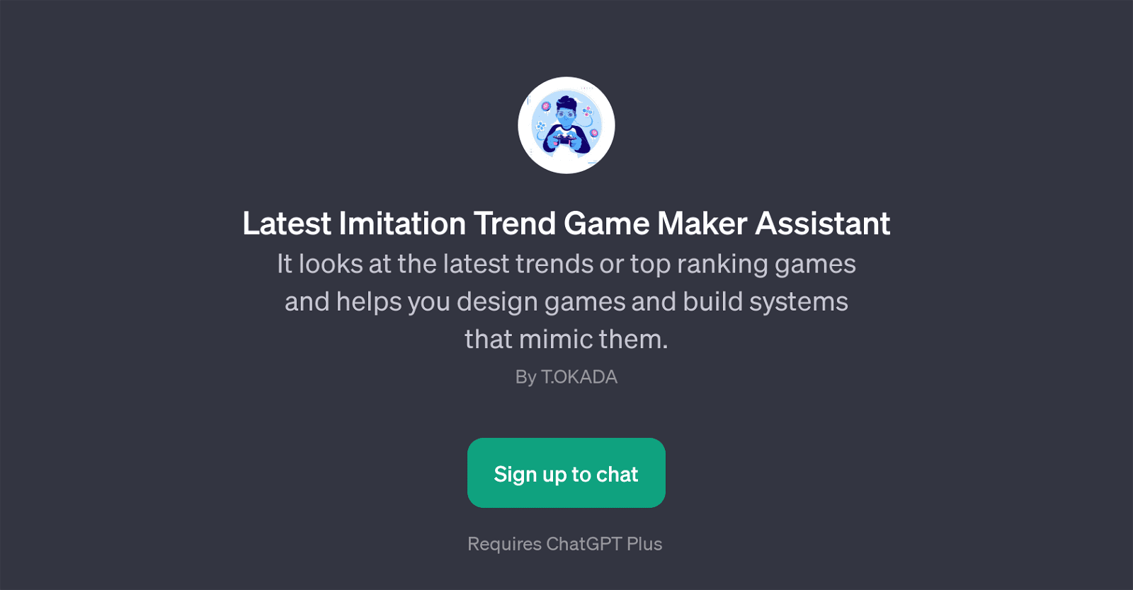 Latest Imitation Trend Game Maker Assistant
