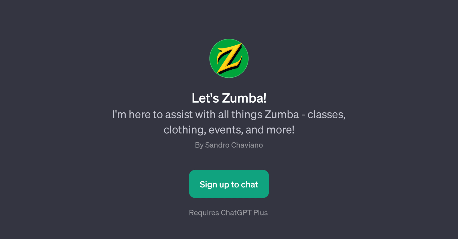 Let's Zumba!