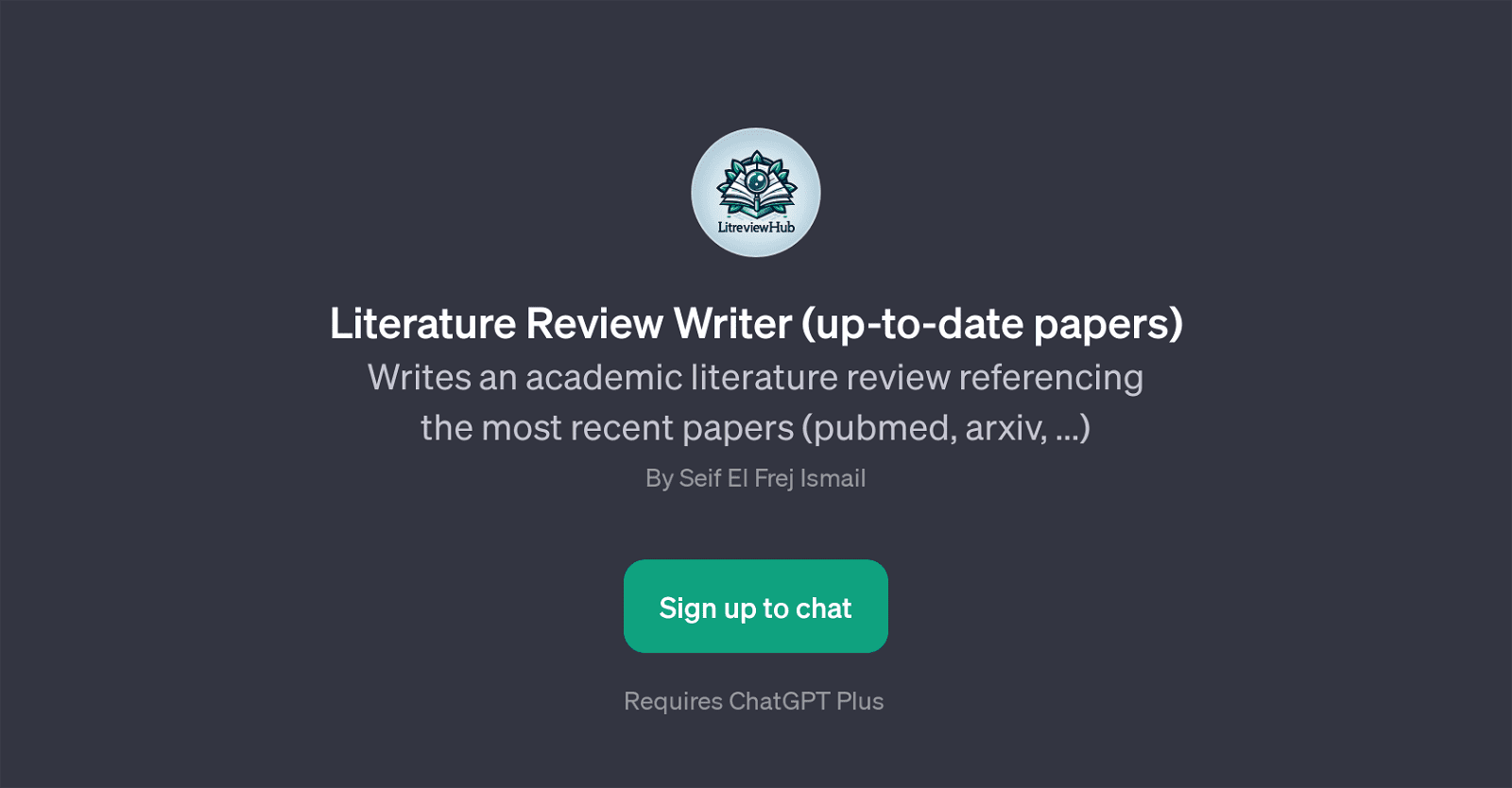 Literature Review Writer