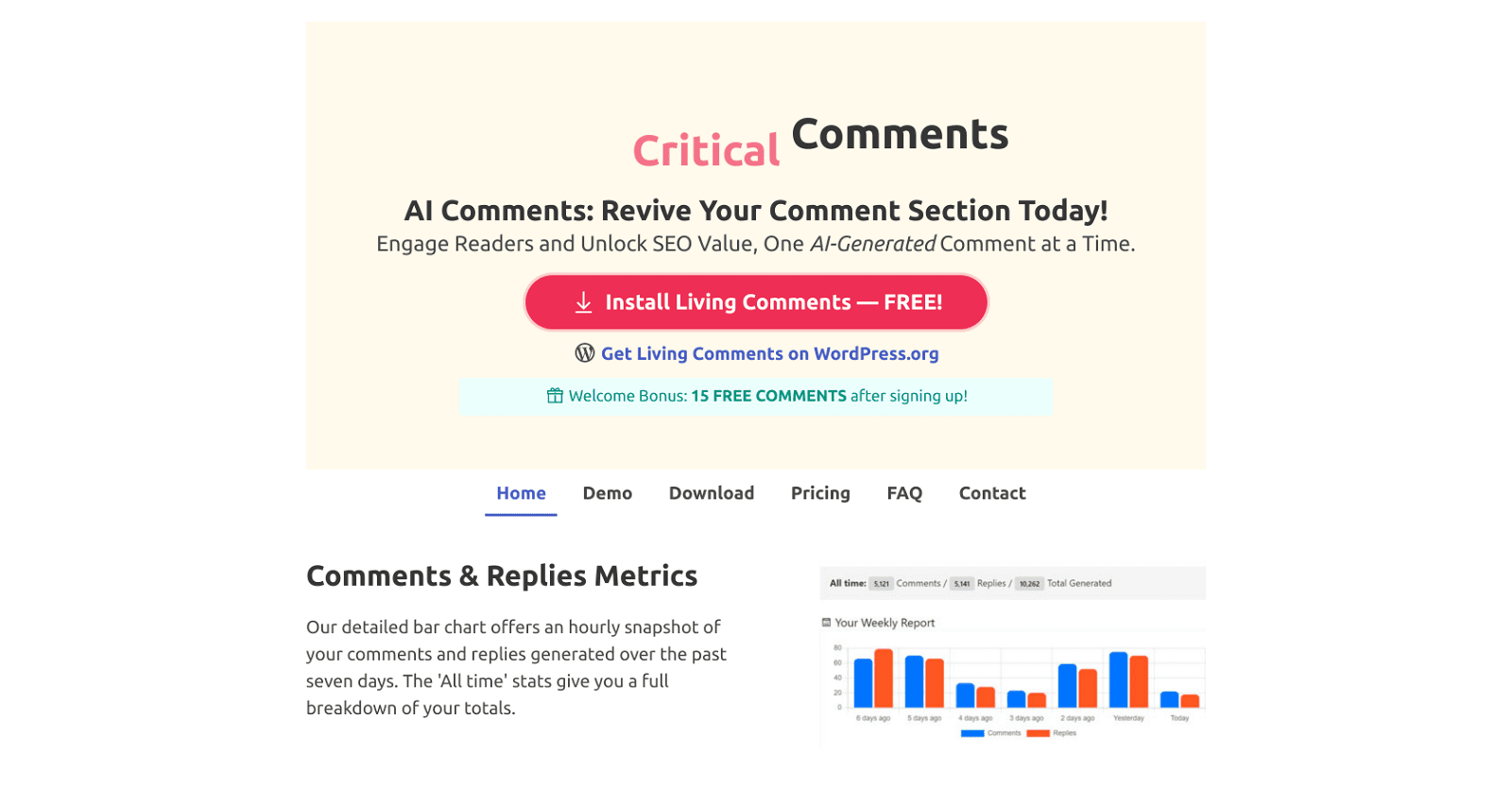 Living Comments