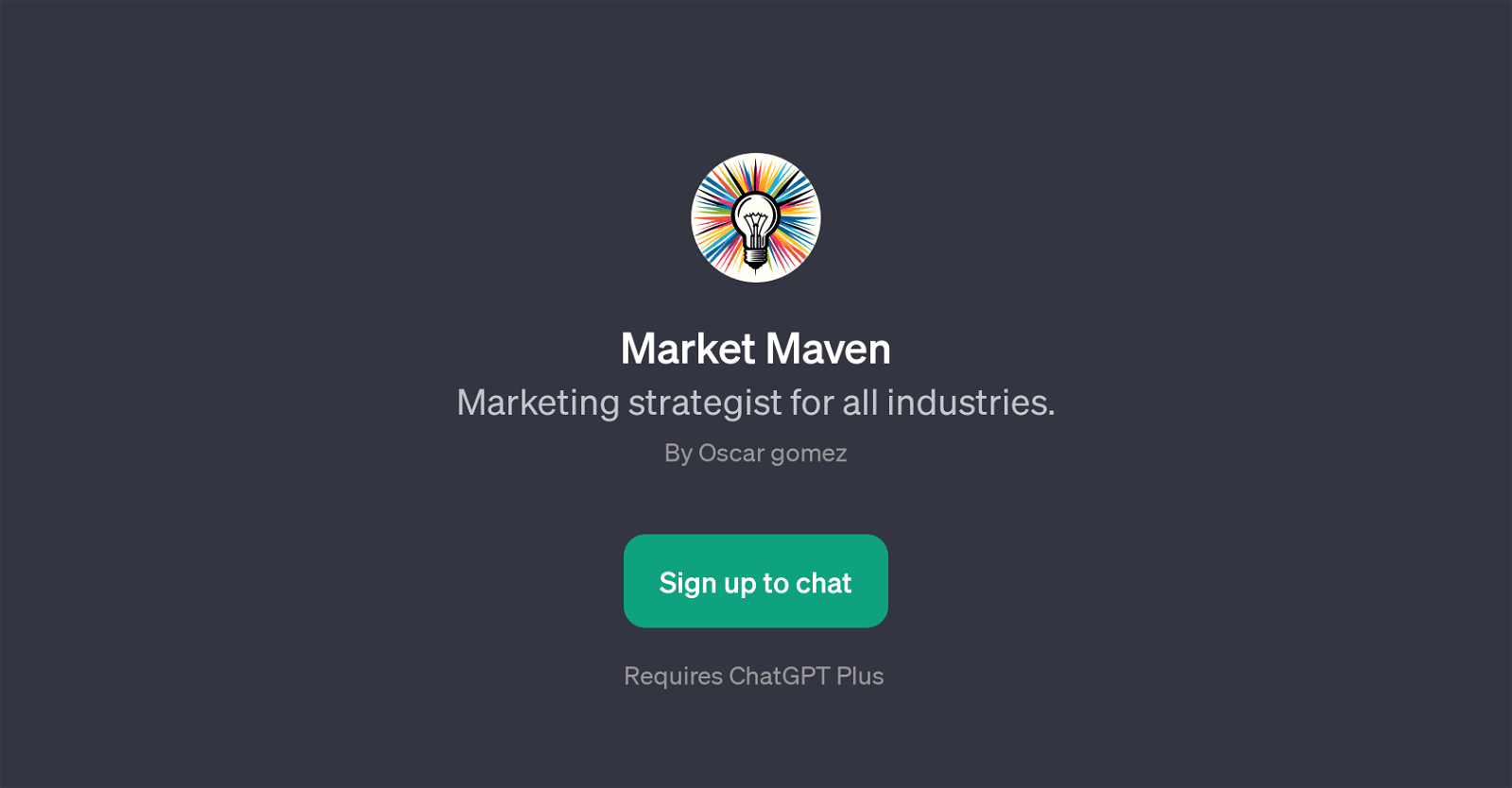 Market Maven-Marketing Strategist for all Industries