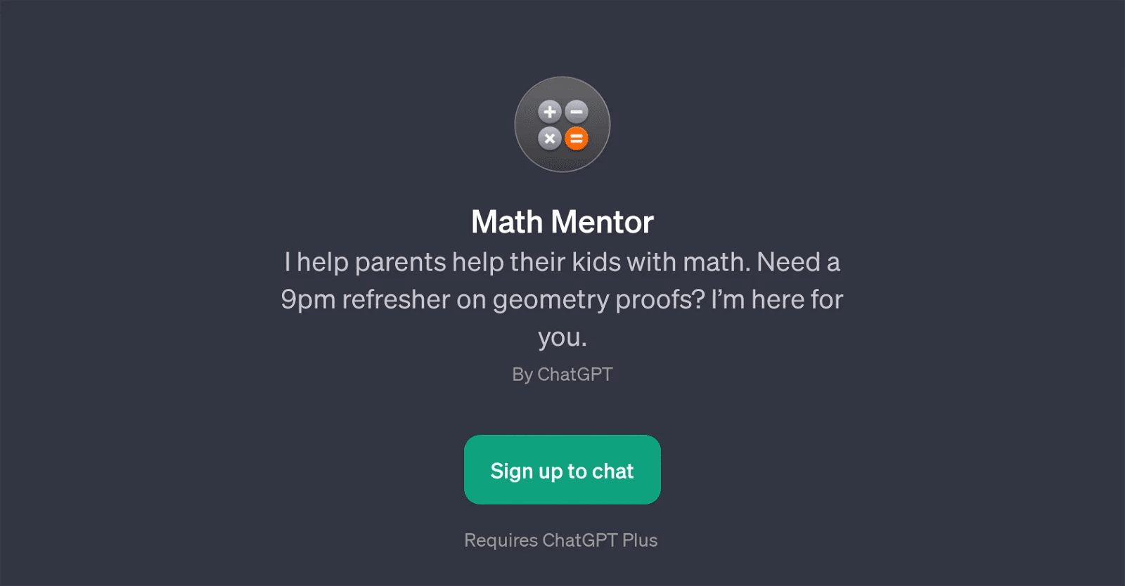 Math Mentor