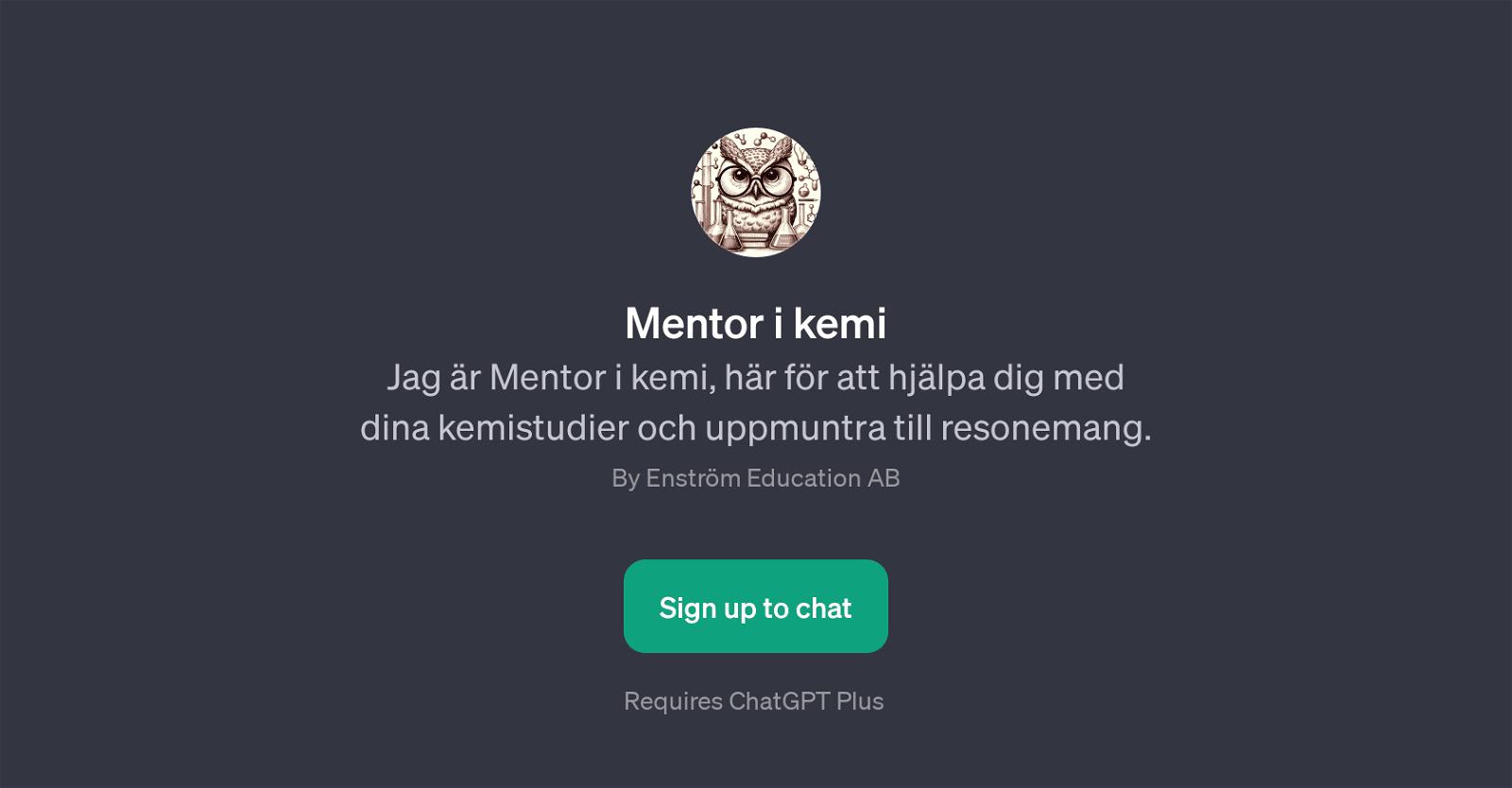 Mentor i kemi