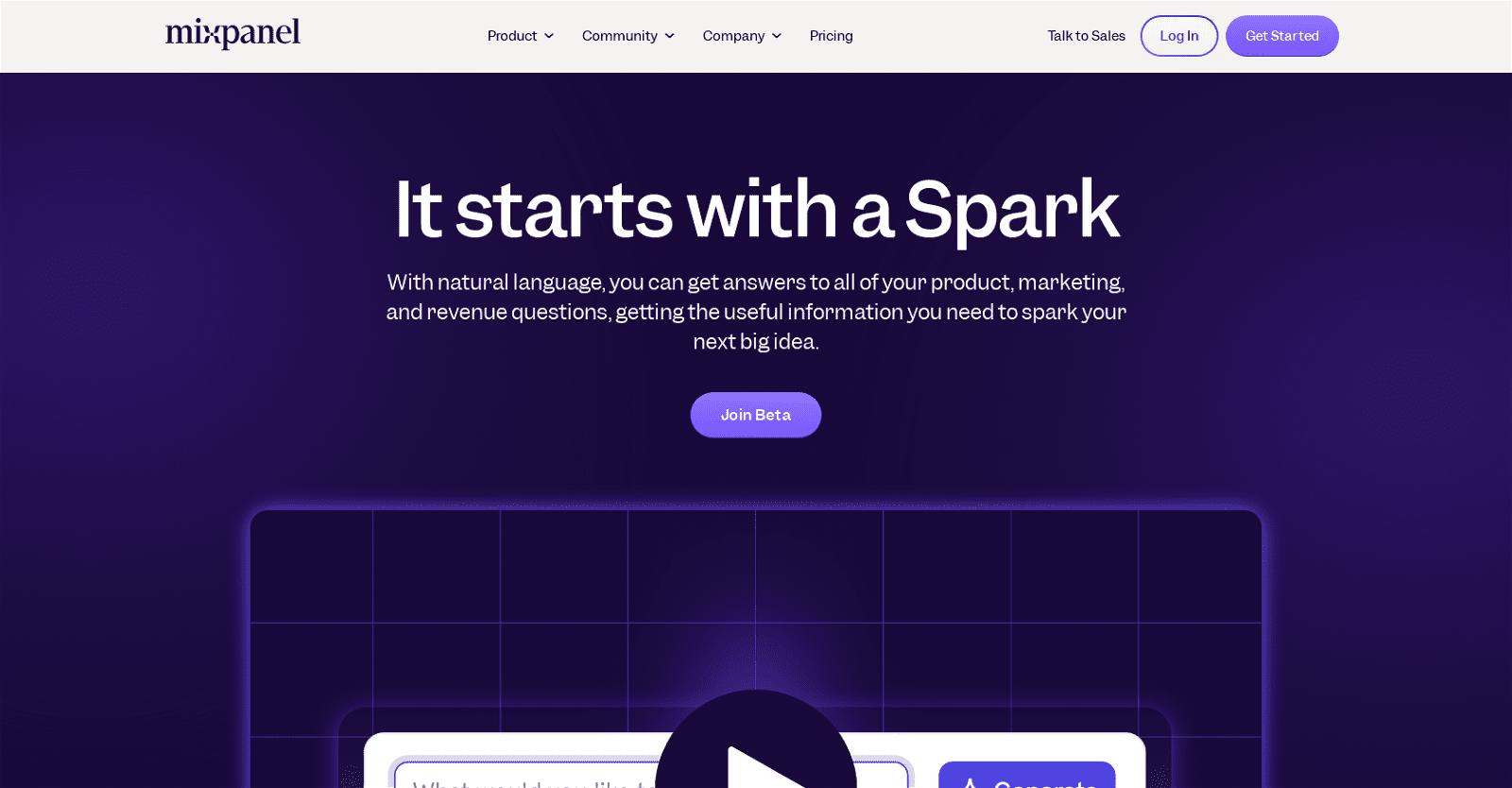 Mixpanel Spark