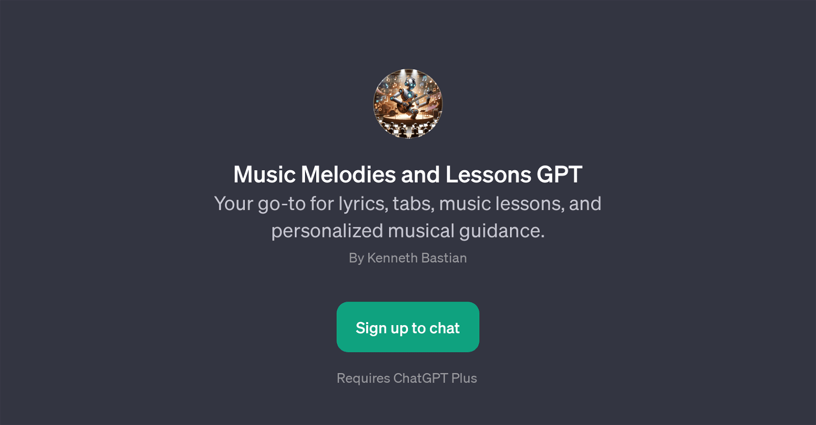 Music Melodies and Lessons GPT