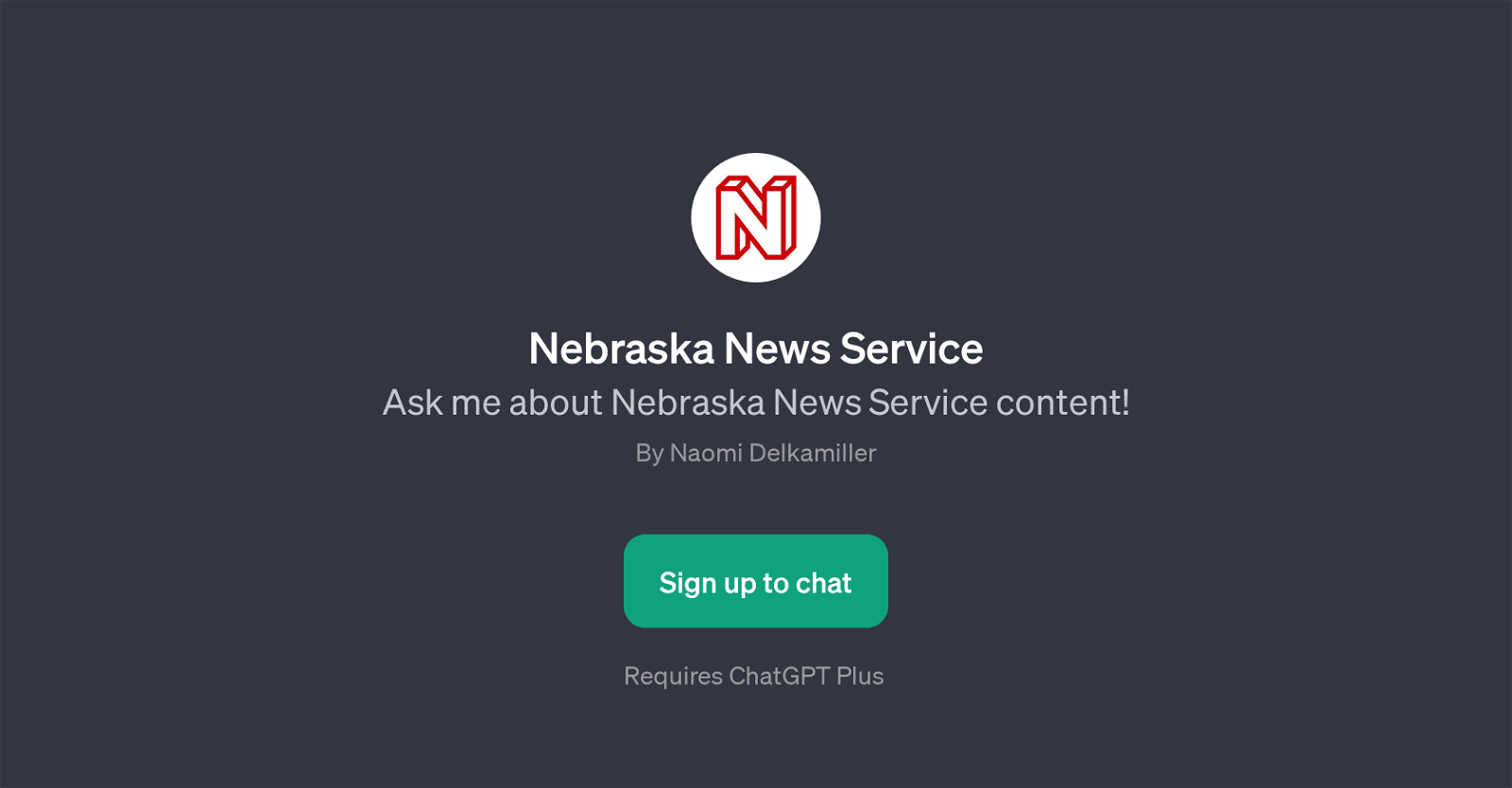 Nebraska News Service