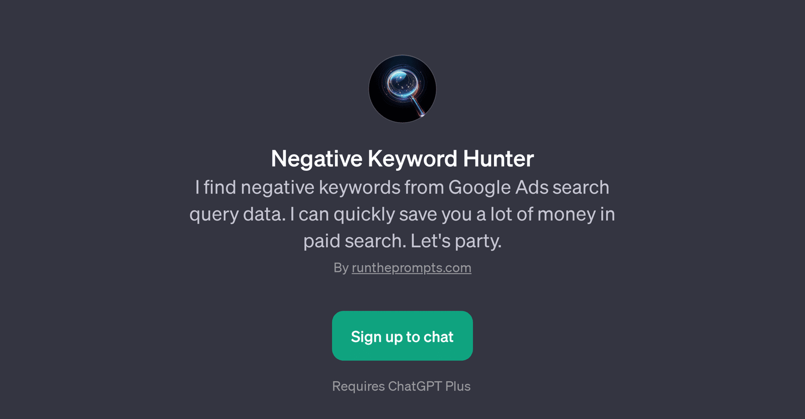 Negative Keyword Hunter