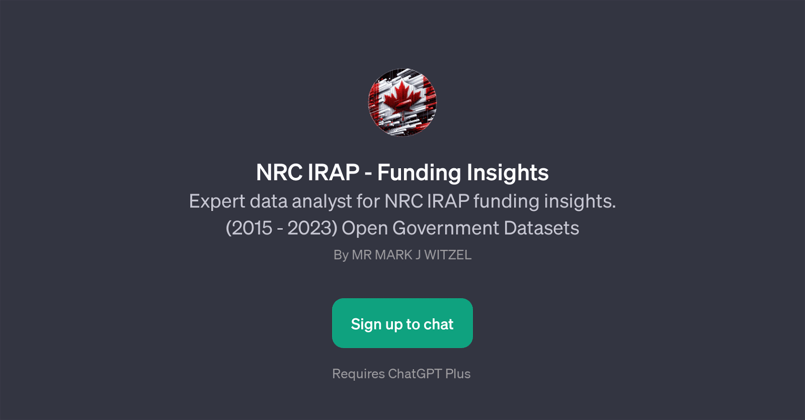 NRC IRAP - Funding Insights