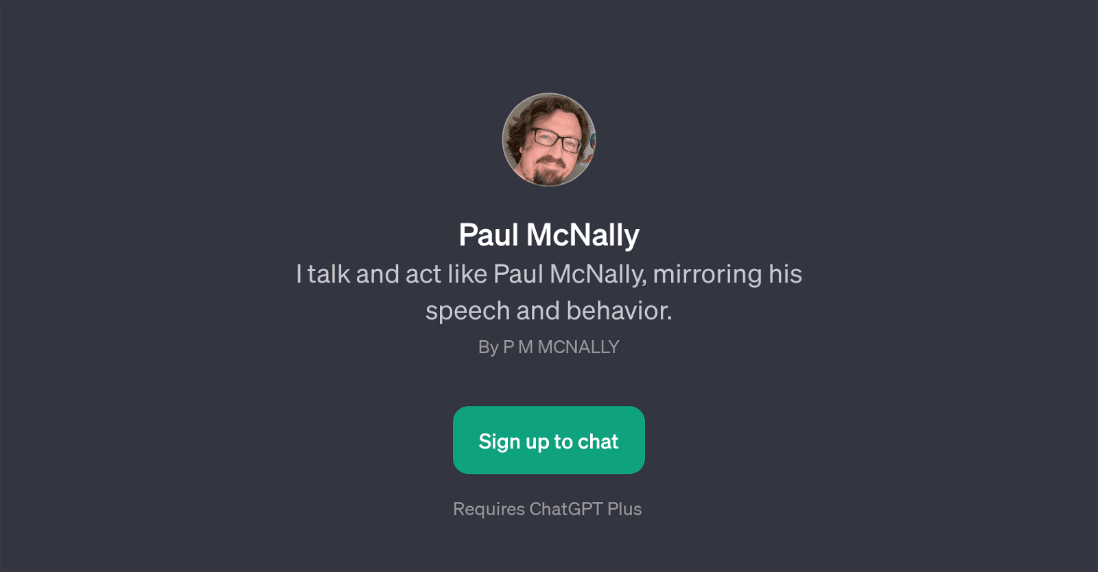 Paul McNally GPT
