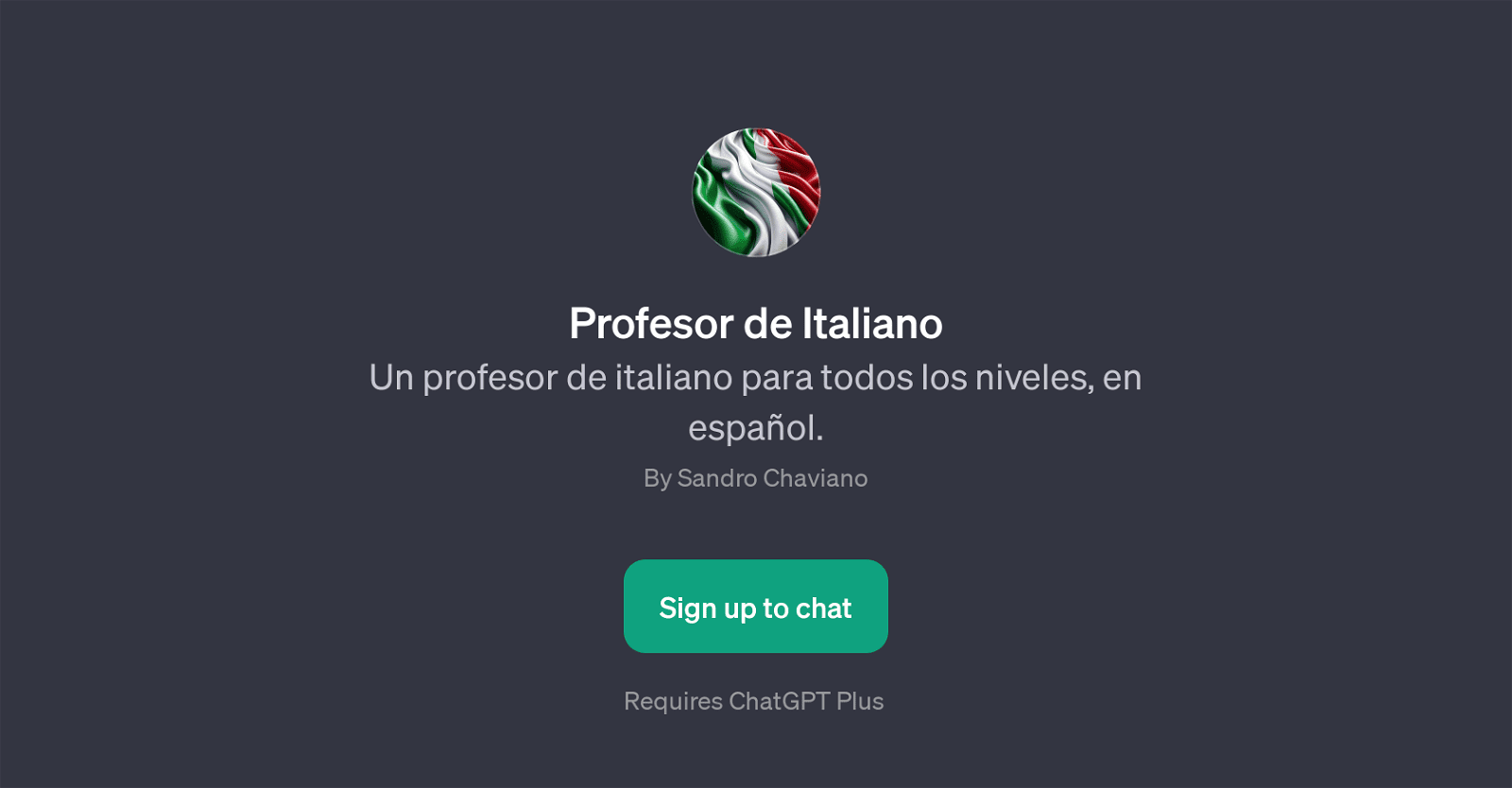 Profesor de Italiano