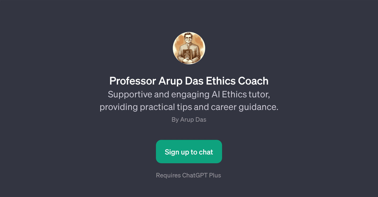 Professor Arup Das Ethics Coach