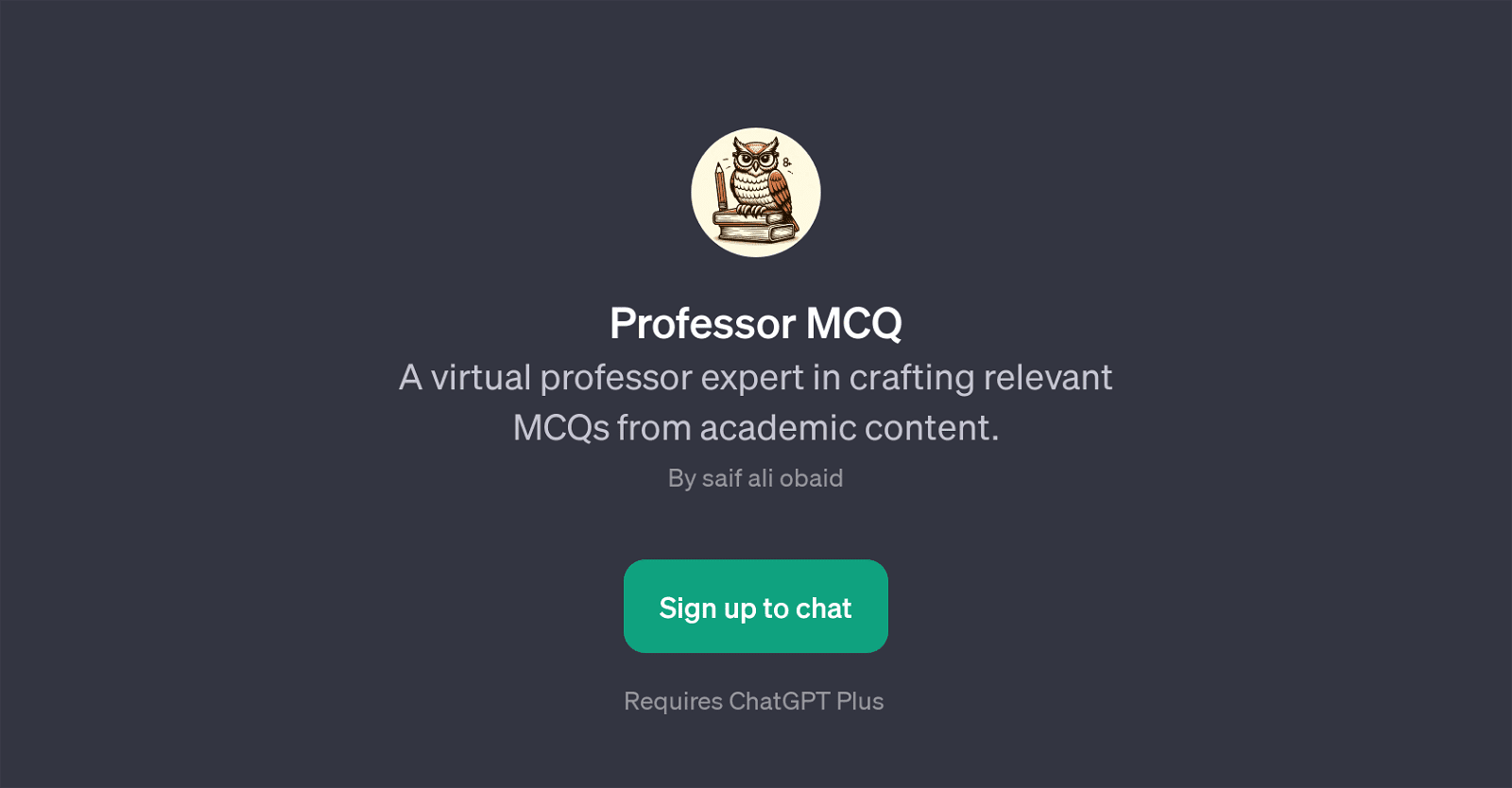 Professor MCQ