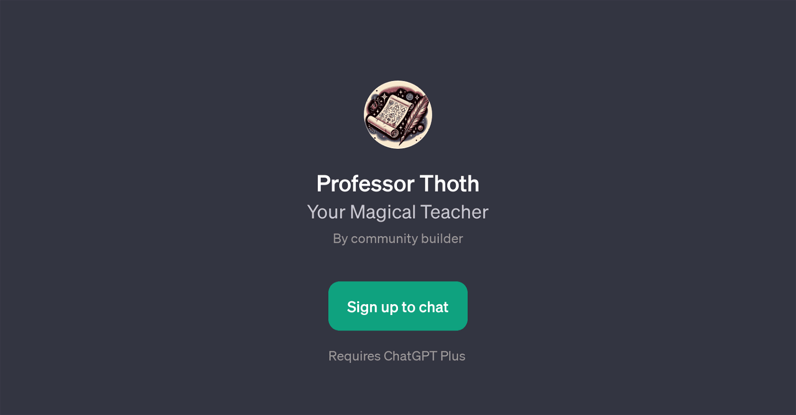 Professor Thoth
