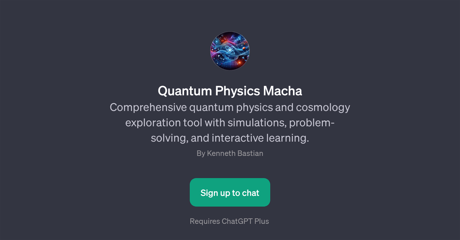 Quantum Physics Macha