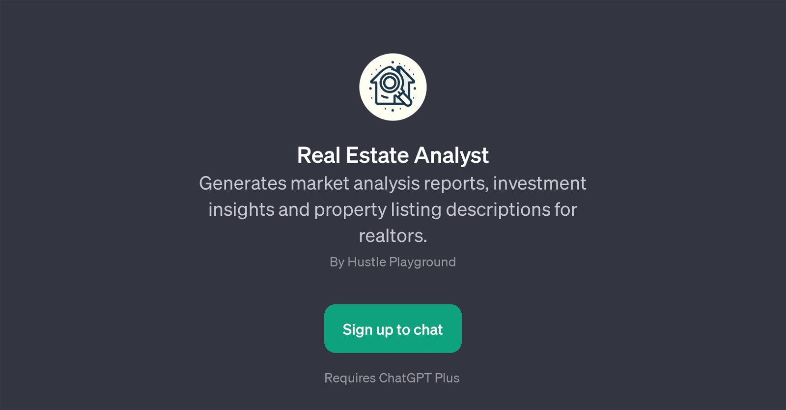 Real Estate Analyst
