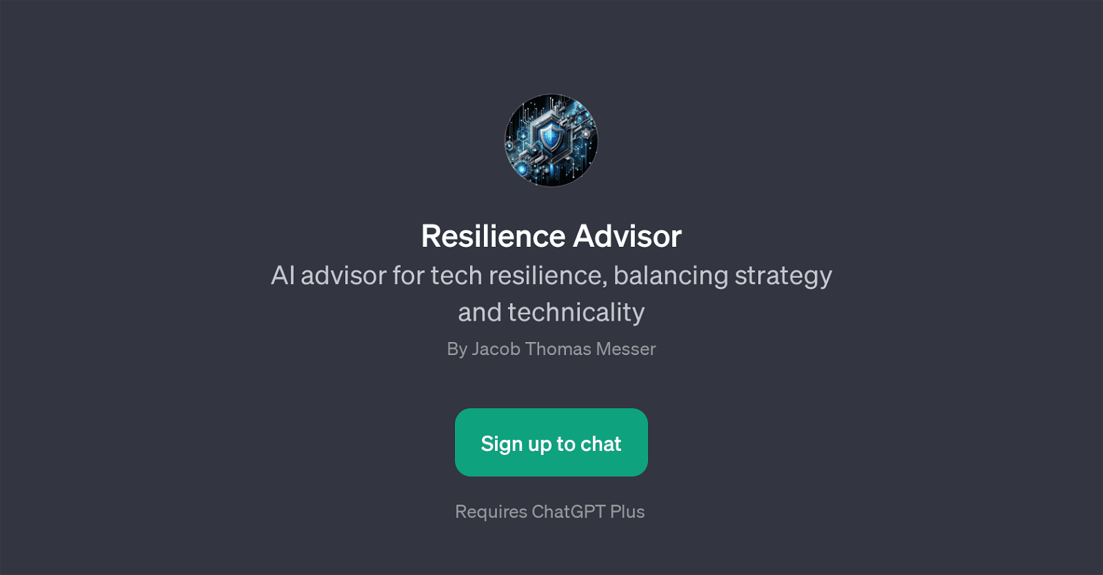 Resilience Advisor