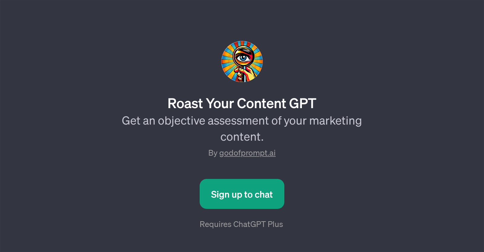 Roast Your Content GPT