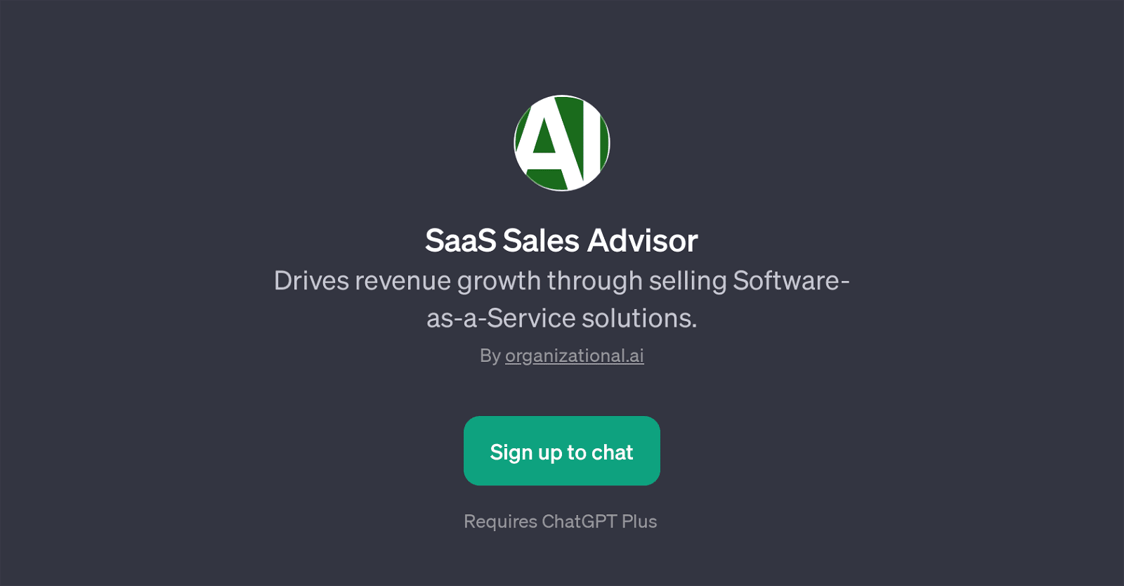 SaaS Sales Advisor