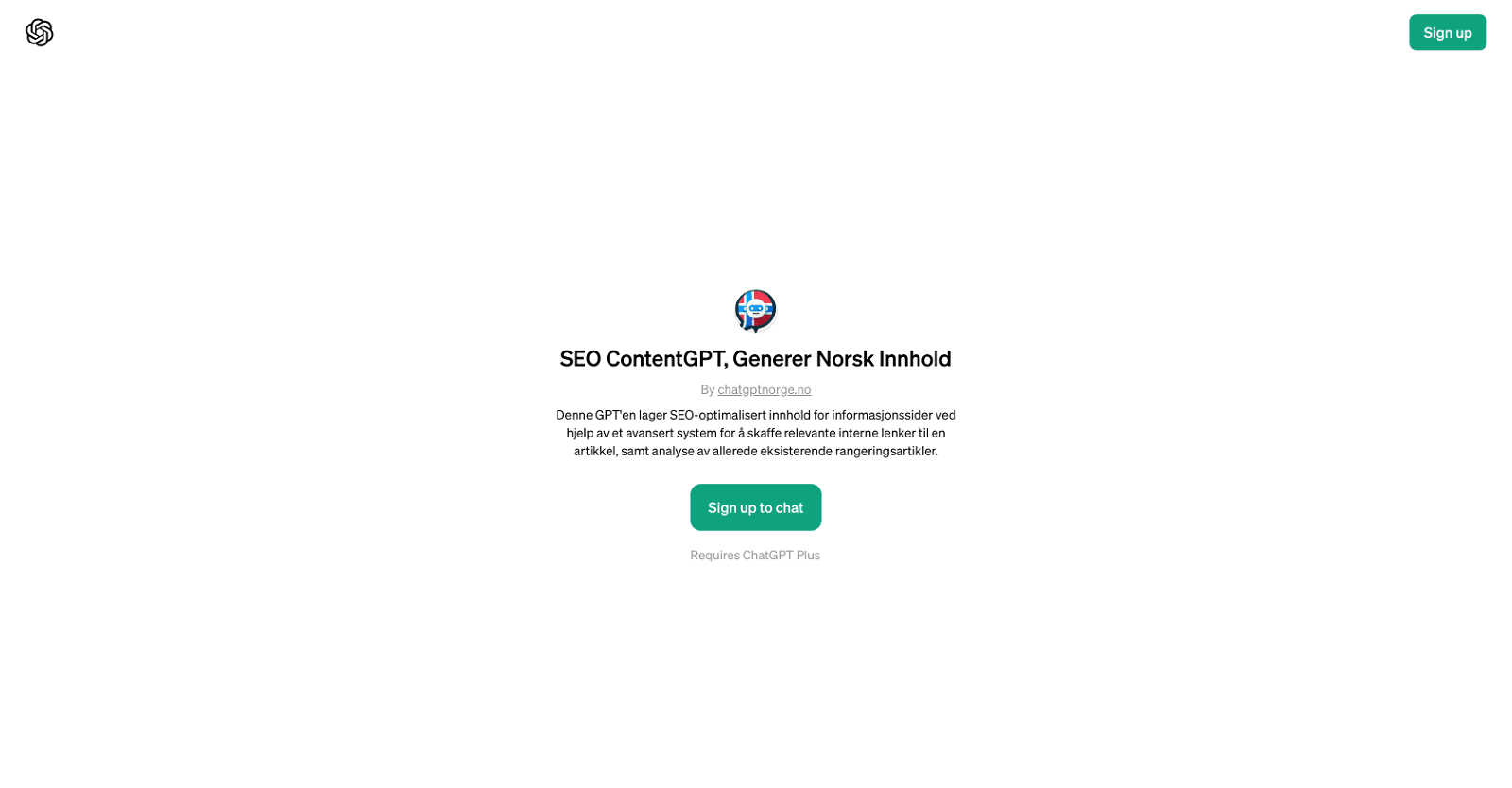 SEO ContentGPT, Generer Norsk Innhold