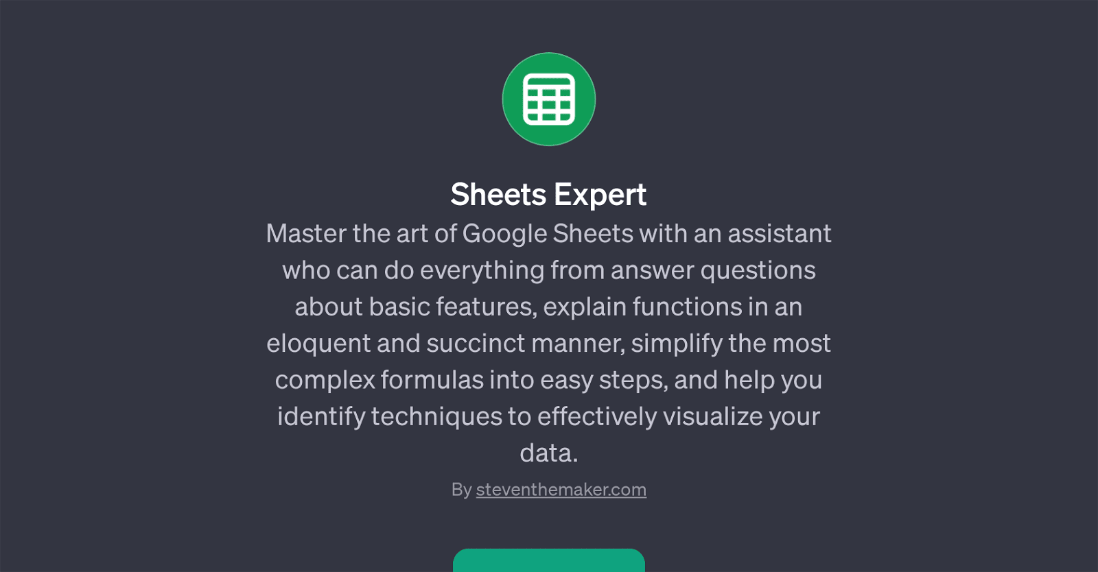 Sheets Expert