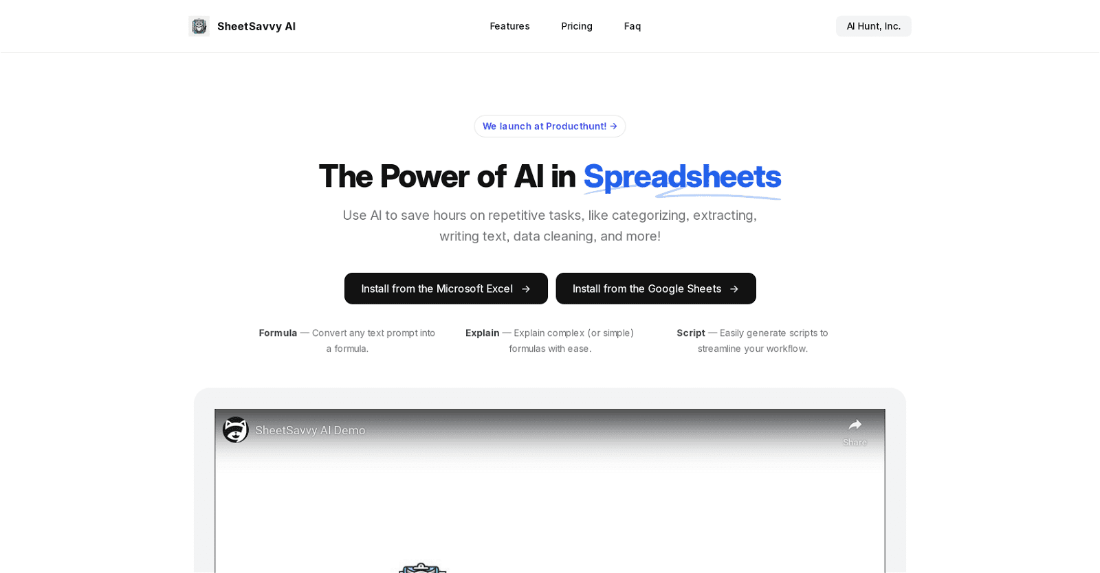 SheetSavvy AI
