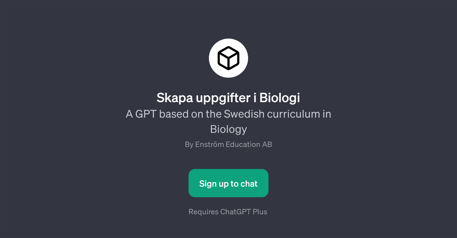 Skapa uppgifter i Biologi