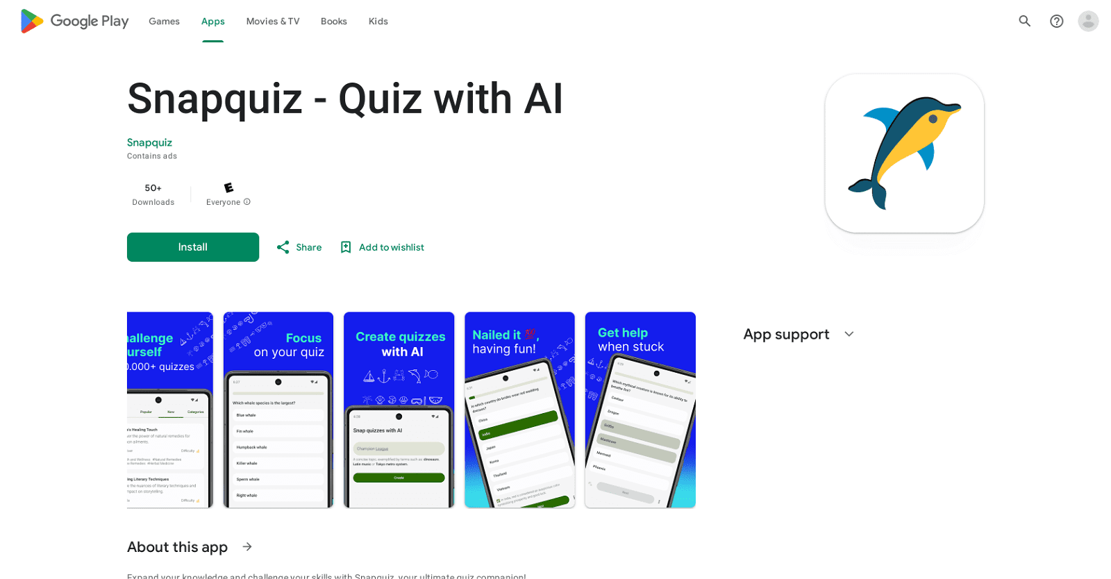 Snapquiz