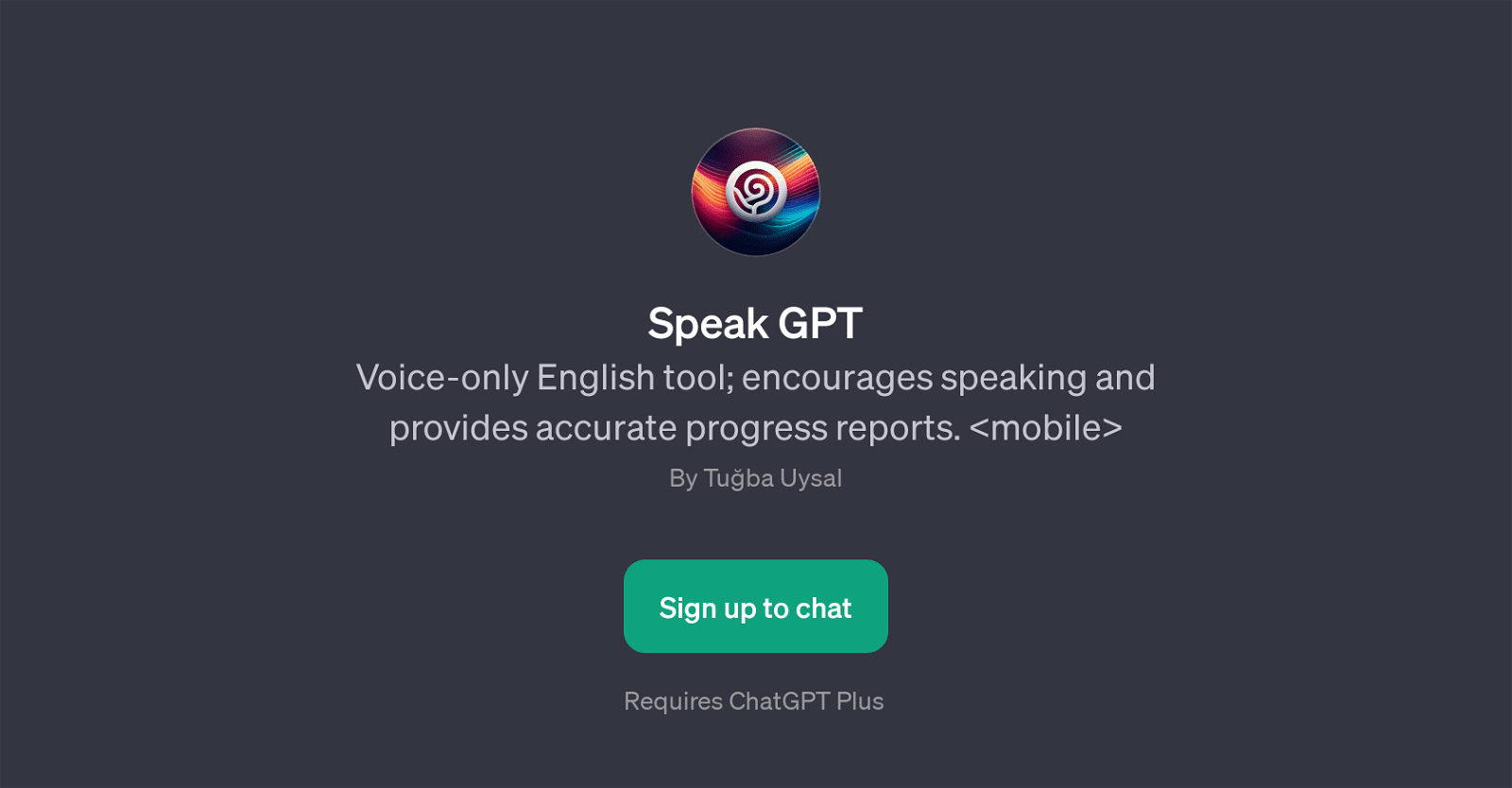 Speak GPT