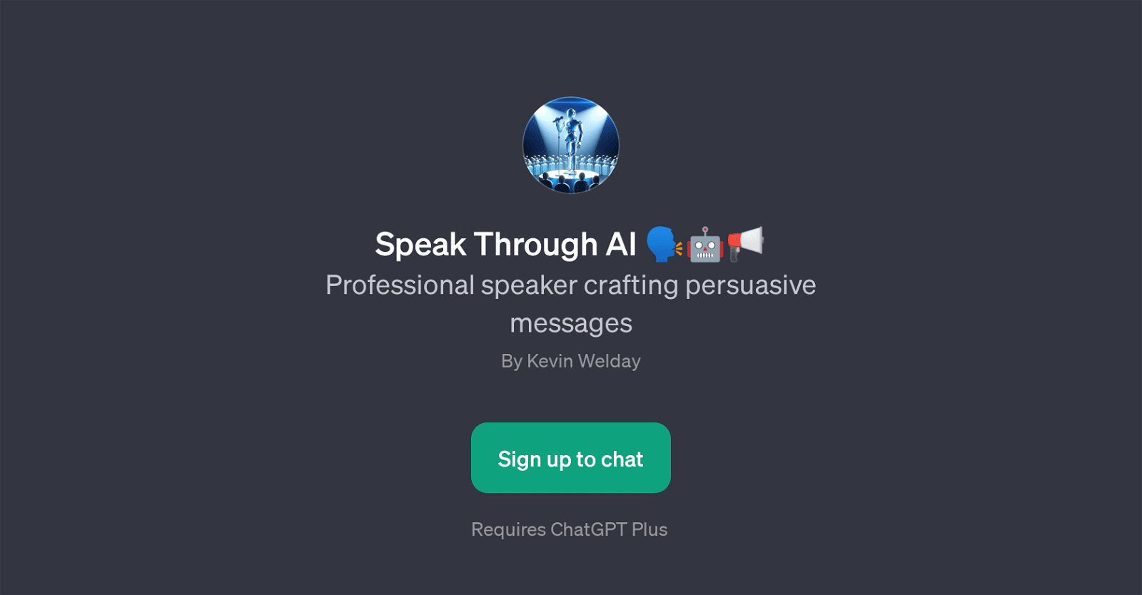 Speak Through AI