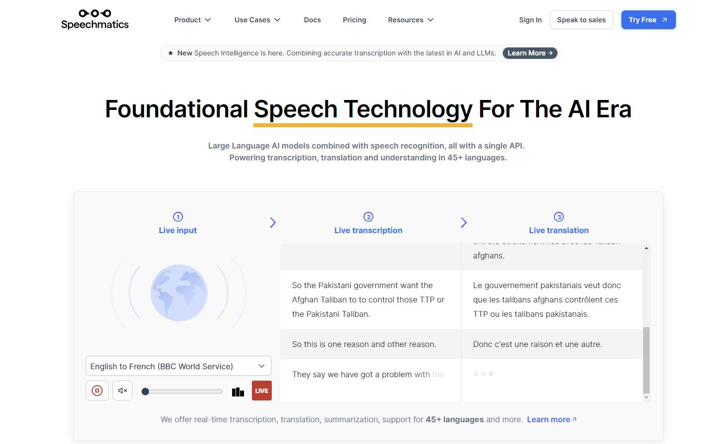 Speechmatics