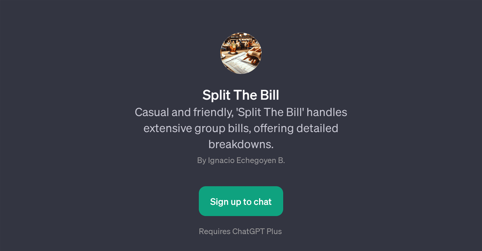 Split The Bill