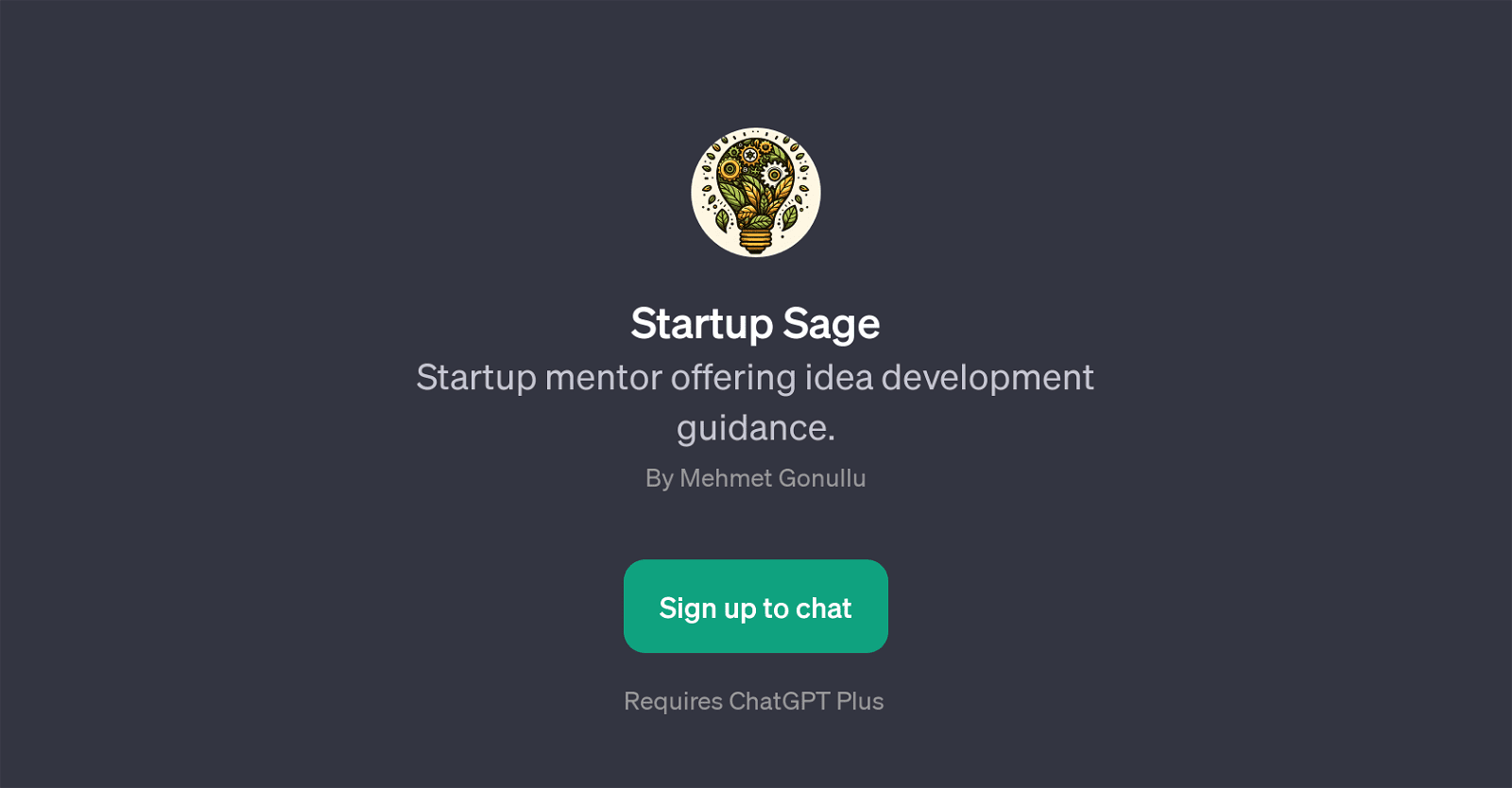 Startup Sage-GPT