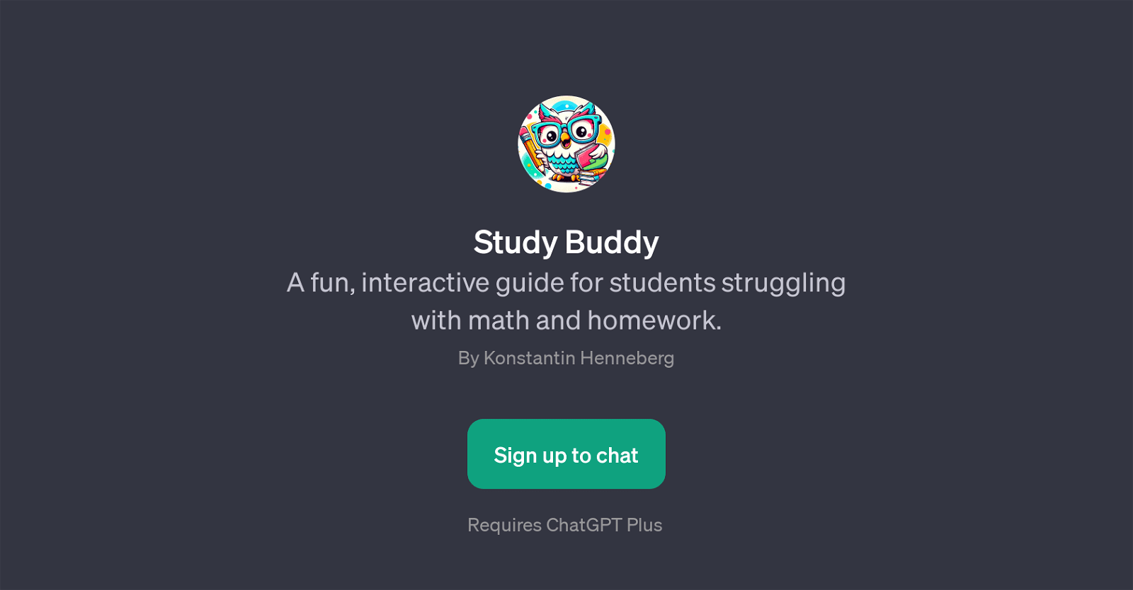 Study Buddy-A fun, interactive guide for students 