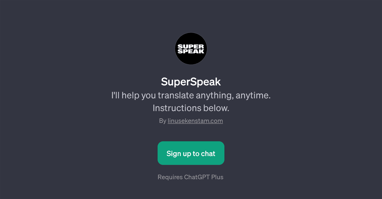 SuperSpeak