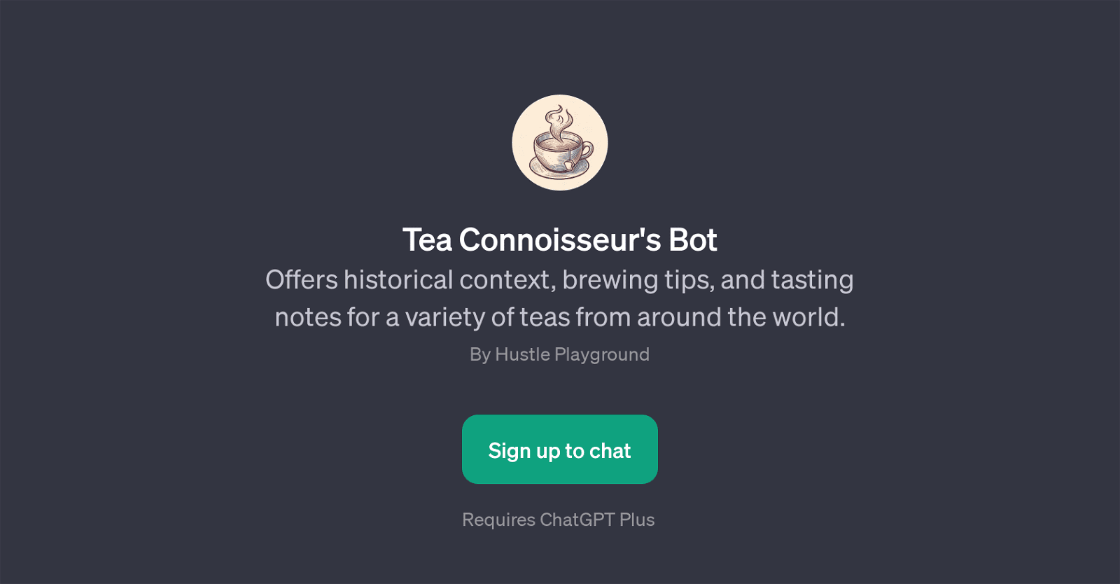 Tea Connoisseur's Bot