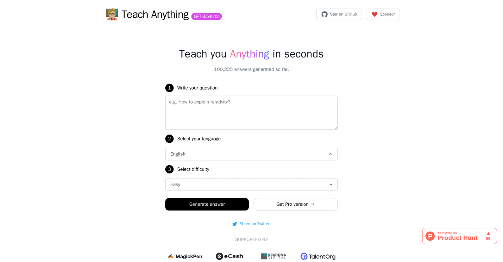 Teach Anything