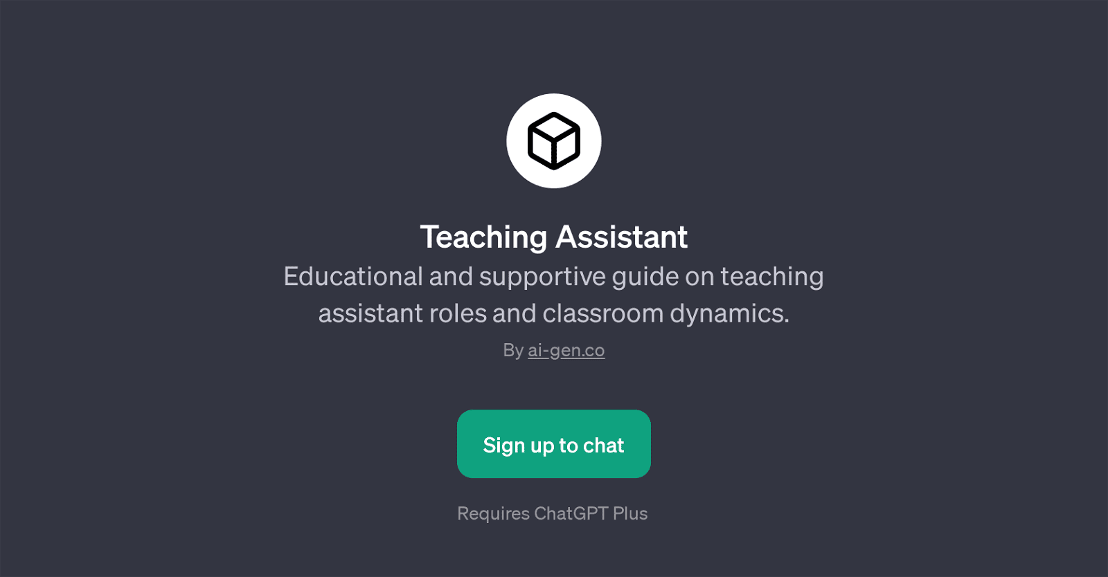 Teaching Assistant