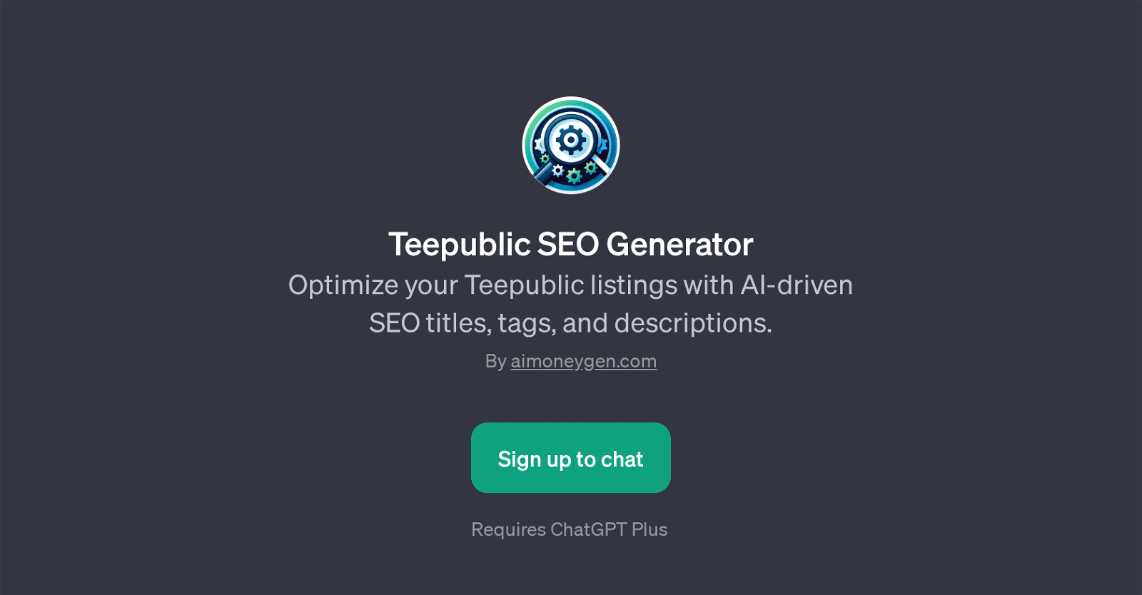 Teepublic SEO Generator