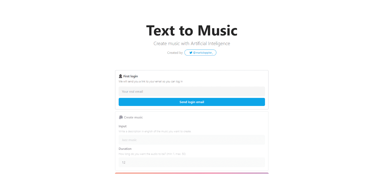Texttomusic