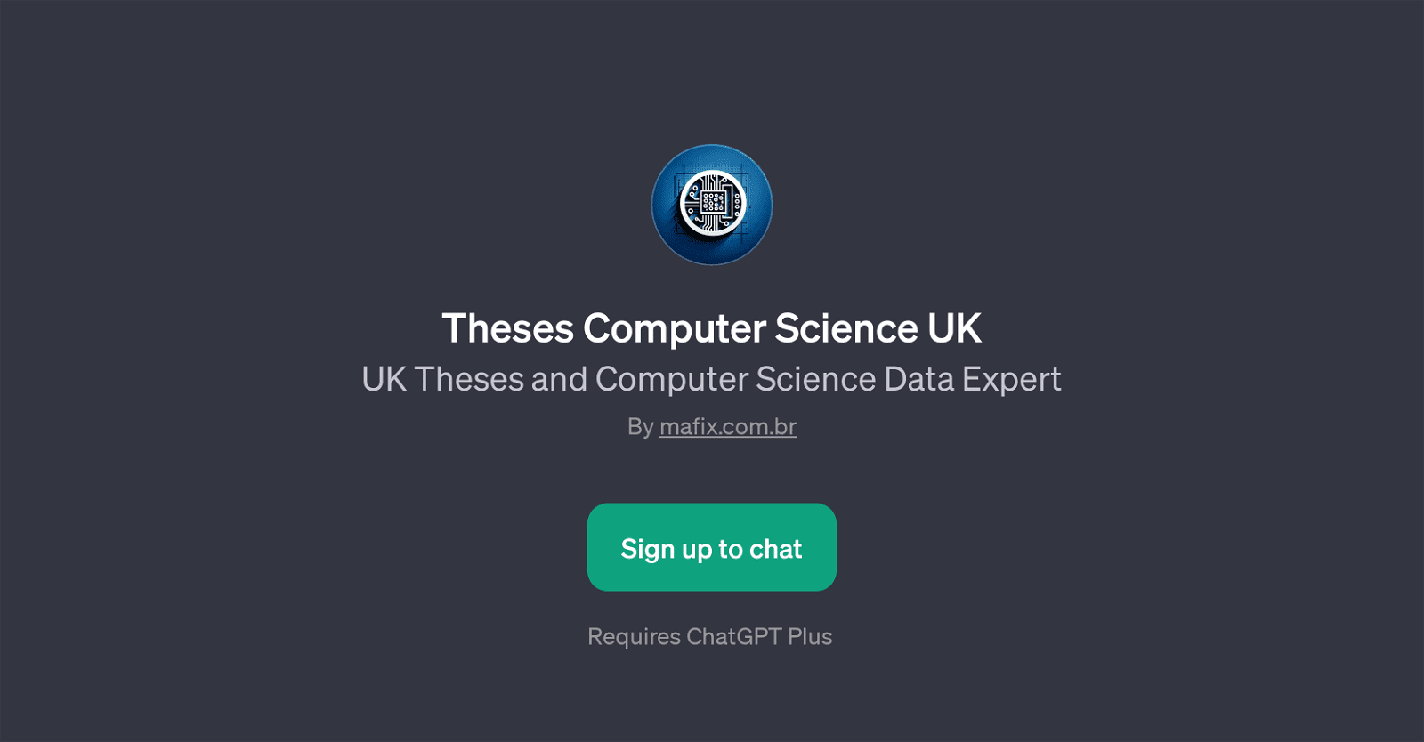 Theses Computer Science UK