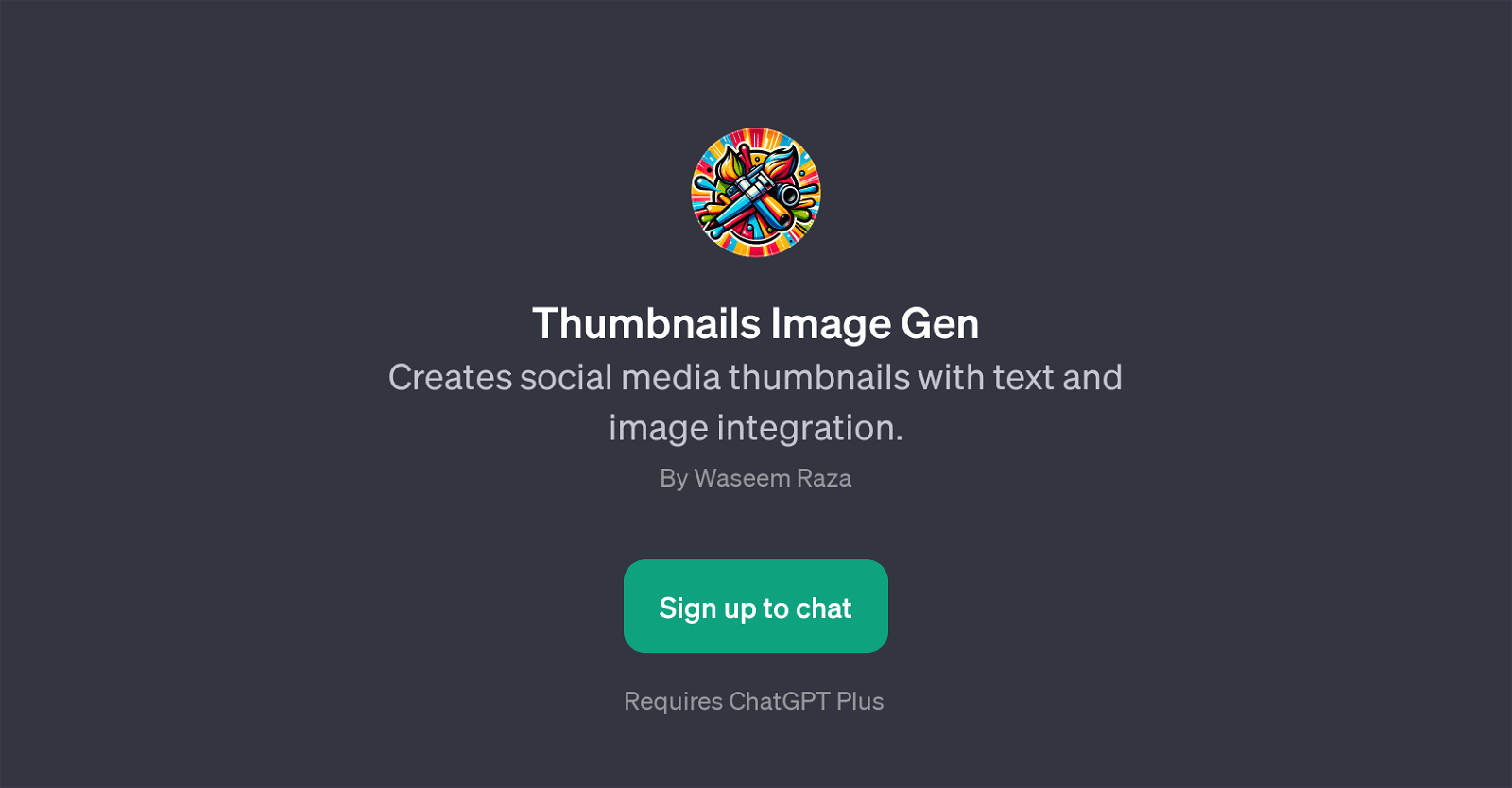 Thumbnails Image Gen