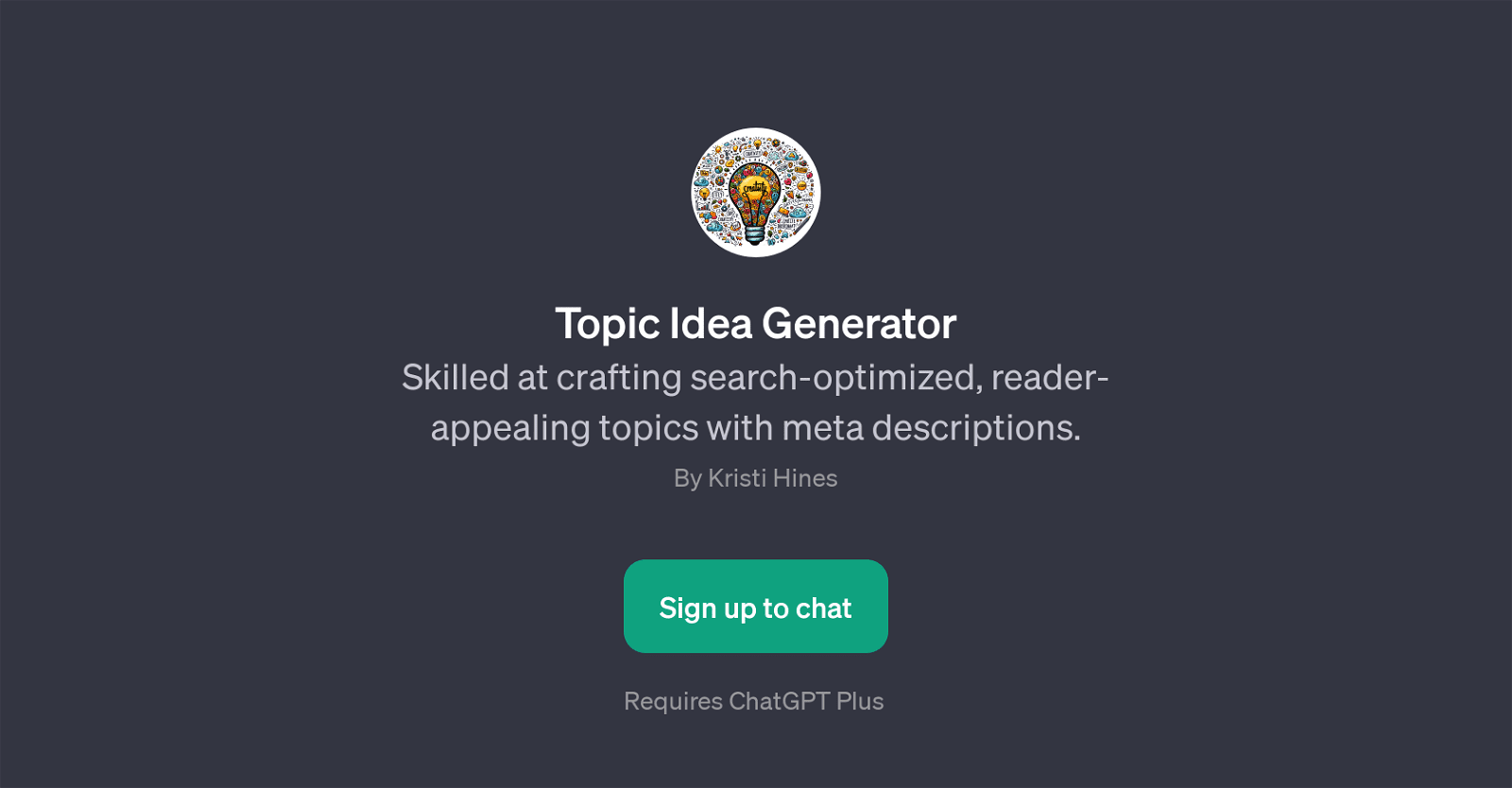 Topic Idea Generator GPT