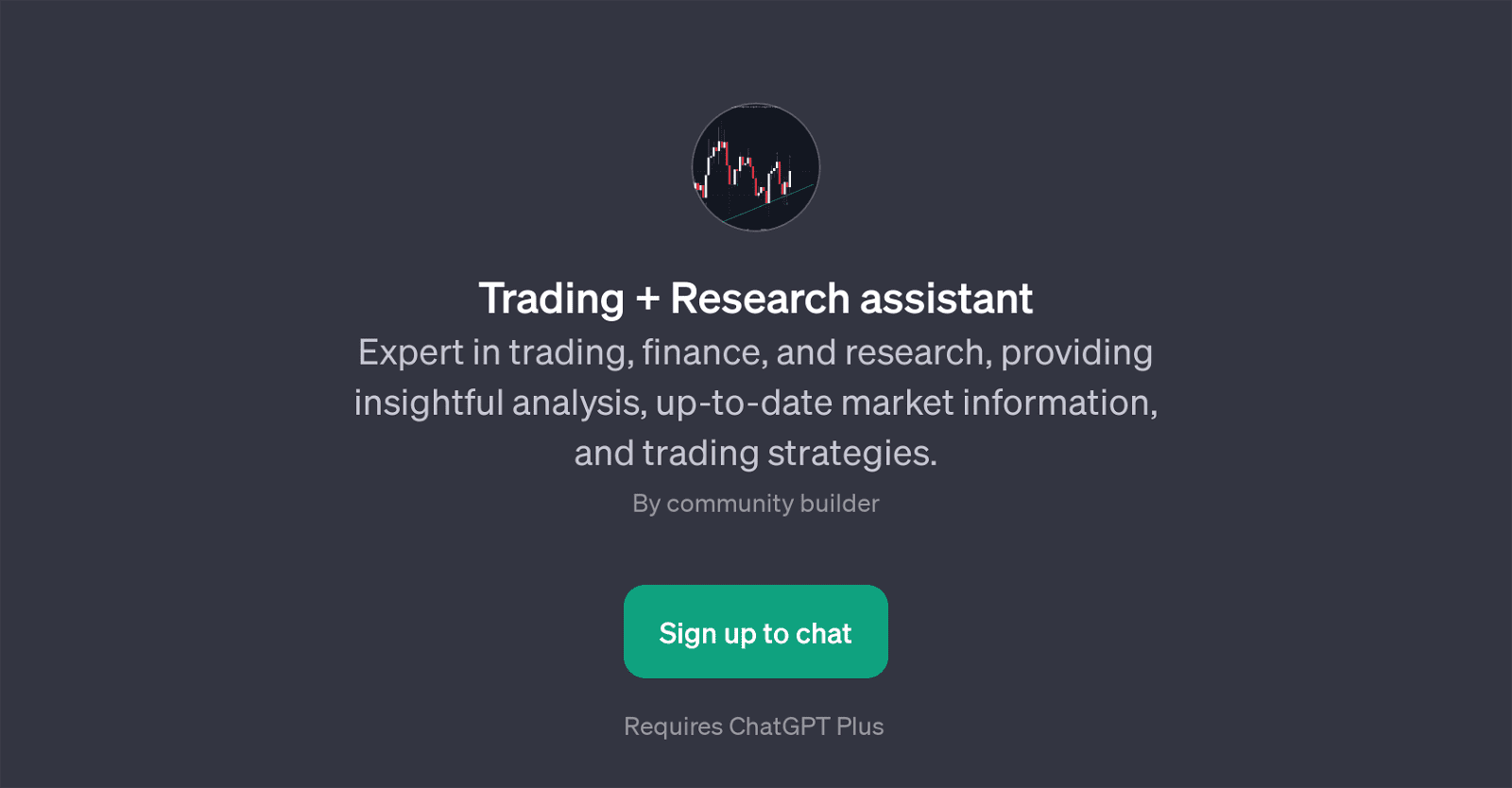 Trading + Research Assistant GPT